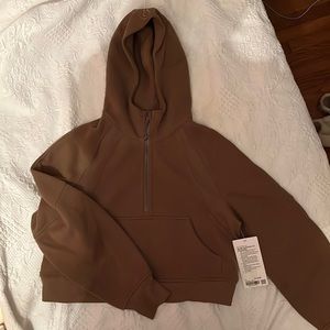 lululemon scuba half zip in artifact xs/s